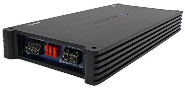 Alt view image 3 of 7 - dB55 Dyno-Certified 5-Channel Car Amplifier with RWK42 Wiring Kit | 4000W Peak / 980W RMS, 4 AWG Amp Wiring Kit, 2 RCA Cables, 100% Copper, Bass Knob, 5-Channel Car Audio Amp, 2-items