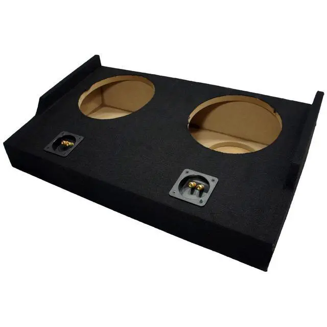 Alt view image 3 of 4 - Fits 2015-2025 Ford F-150 SuperCab Ext Cab Dual 10" Subwoofer Sub Box ASC | 10 inch custom extended truck enclosure, space saving behind seat design, easy bass upgrade install, amp and wiring ready