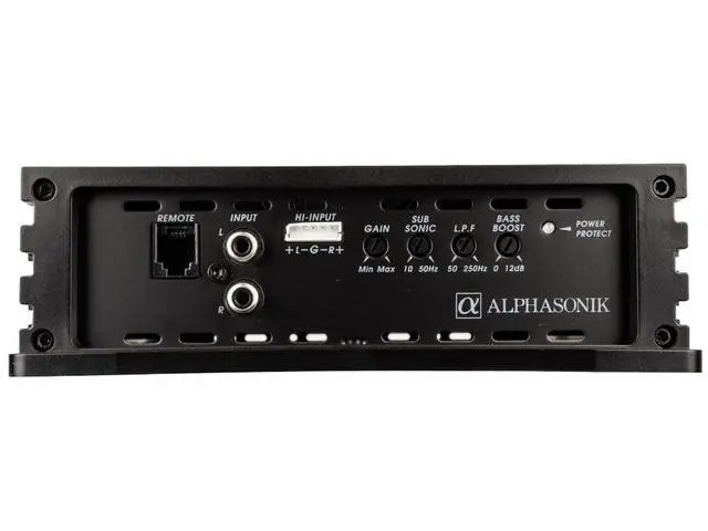 Alt view image 4 of 7 - NA1600.1AB Neuron Series 1600 Watts Max Monoblock Car Amp with 4-Way Protection Circuitry Multi-Channel Bridgeable Class A/B Amplifier Low & High Level Inputs (Remote Bass Knob Included)