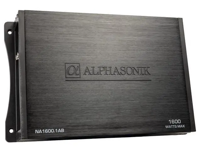 Alt view image 3 of 7 - NA1600.1AB Neuron Series 1600 Watts Max Monoblock Car Amp with 4-Way Protection Circuitry Multi-Channel Bridgeable Class A/B Amplifier Low & High Level Inputs (Remote Bass Knob Included)