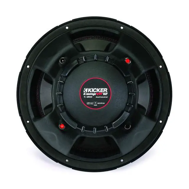 Alt view image 4 of 5 - 43CVR124 CompVR CVR12 Sub 12" 400 Watt RMS 4-Ohm DVC Car Audio Subwoofer