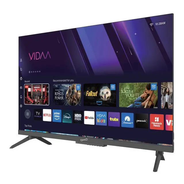 Alt view image 6 of 7 - SC-3220VTV 32 VIDAA LED SMART TV w/Built-in WiFi, 3 HDMI (ARC), USB Media Player for Photos/Music, AC/DC Car Cord Included, Speakers + Remote, Sleep Timer, 178° Wide Viewing Angles