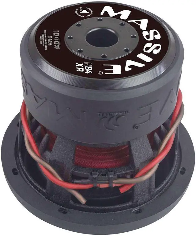 Main image of H84XR | 8" 1000 Watts RMS - 2000w MAX Dual 4 Ohm 2.5" V.C. Cast Basket Subwoofer