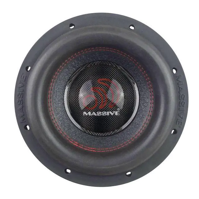 Alt view image 2 of 6 - H84XR | 8" 1000 Watts RMS - 2000w MAX Dual 4 Ohm 2.5" V.C. Cast Basket Subwoofer