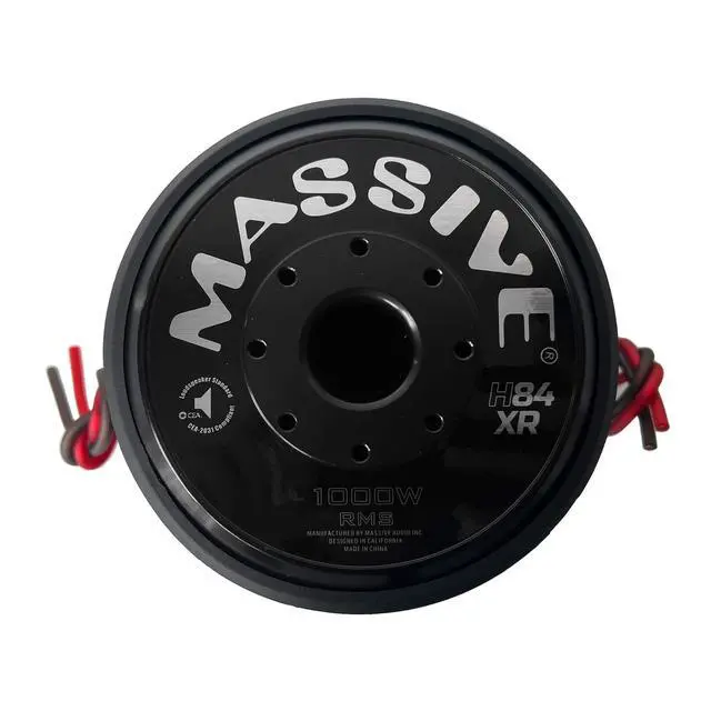 Alt view image 4 of 6 - H84XR | 8" 1000 Watts RMS - 2000w MAX Dual 4 Ohm 2.5" V.C. Cast Basket Subwoofer