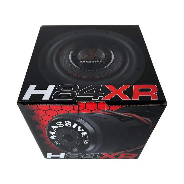 Alt view image 6 of 6 - H84XR | 8" 1000 Watts RMS - 2000w MAX Dual 4 Ohm 2.5" V.C. Cast Basket Subwoofer
