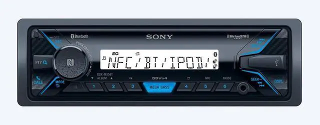 Alt view image 2 of 4 - DSX-M55BT Marine Receiver with Bluetooth and Sirius XM Tuner Bundle