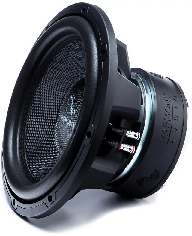 Alt view image 5 of 6 - 12" Car Subwoofer Dual 2 Ohm 2200W HA-C122 Carbon Sub SPL | 12 inch competition bass, DVC voice-coil design, ported enclosure ready, deep hard-hitting lows, loud trunk sound system