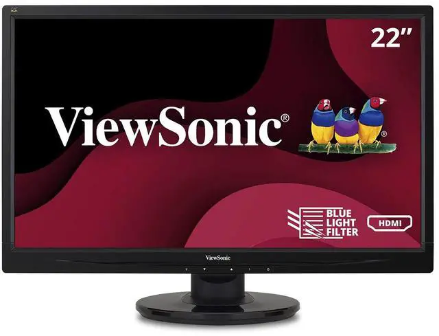 Main image of VA2246MH-LED 22 Inch Full HD 1080p LED Monitor with HDMI and VGA Inputs for Home and Office, Black