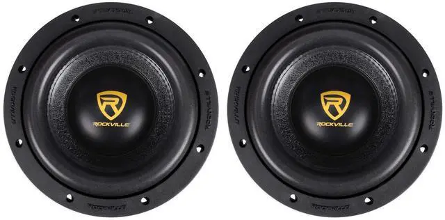 Main image of W8K9D2 8" Car Subwoofer, Dual 2-Ohm, 2000W Peak/500W RMS, 2-Pack | CEA Rated, K9 Series, Cast Aluminum Basket, 122 Oz Double Stacked Magnet, Non-Pressed Paper Cone, Foam Surround, OFC Wire