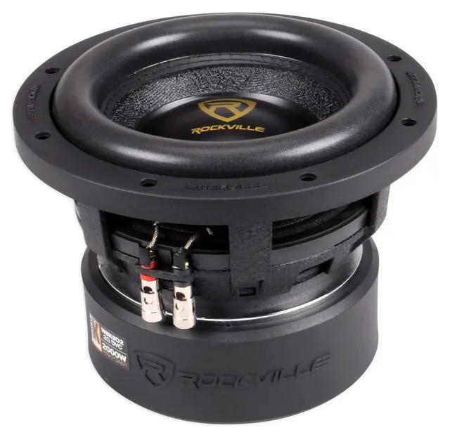Alt view image 5 of 6 - W8K9D2 8" Car Subwoofer, Dual 2-Ohm, 2000W Peak/500W RMS, 2-Pack | CEA Rated, K9 Series, Cast Aluminum Basket, 122 Oz Double Stacked Magnet, Non-Pressed Paper Cone, Foam Surround, OFC Wire