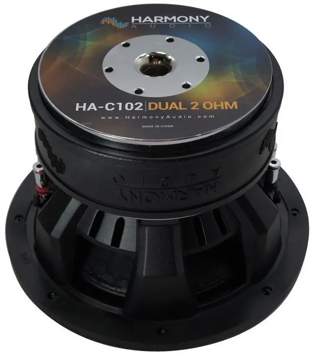 Alt view image 7 of 7 - 10" Competition Subwoofer Pair Dual 2 Ohm 2000 Watt Subs | Matched twin bass drivers, big SPL output, high power handling, ready as a builder's package for demos, 10 inch size