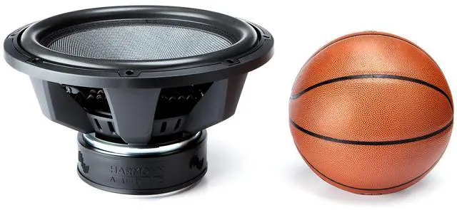 Alt view image 2 of 7 - 15" Car Subwoofer Dual 4 Ohm 2800W HA-C154 Carbon Sub SPL | 15 inch competition bass, DVC voice-coil design, sealed or ported box ready, deep low-end punch, loud vehicle stereo upgrade