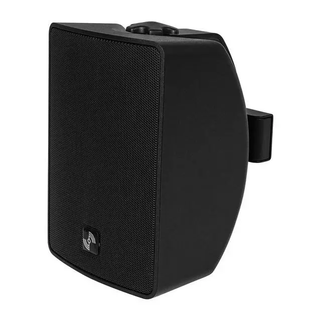 Alt view image 3 of 7 - Pair of 4.5" Outdoor Surface-Mount Speakers (TARVOS-4B-PAIR) | IP56 weatherproof Enclosure, Adjustable Bracket, 4.5" Woofer, 70V/100V/8, for Home & Commercial Installations, Black