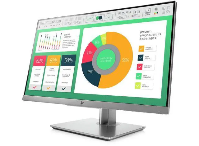Alt view image 2 of 5 - EliteDisplay 21.5-Inch Screen LED-Lit Monitor Silver (1FH45AA#ABA)