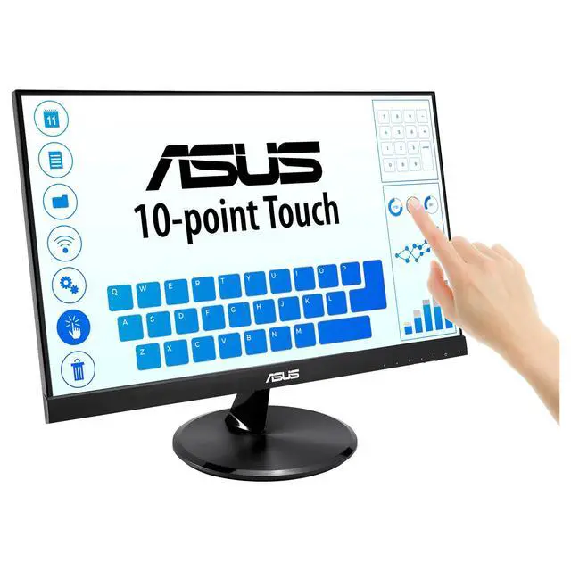 Alt view image 2 of 6 - Monitor con Touch Screen VT229H 21,5" Full HD IPS HDMI Black