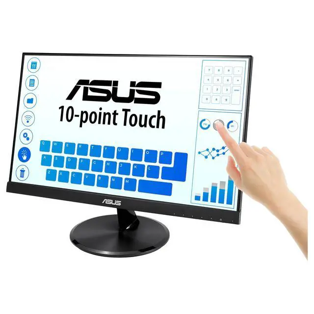 Alt view image 3 of 6 - Monitor con Touch Screen VT229H 21,5" Full HD IPS HDMI Black