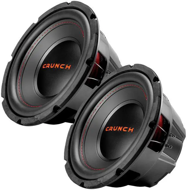Main image of 2 Pack CRW10D4 10" 400W MAX 200W RMS 4 Ohm Dual Voice Coil Car Audio Subwoofer Speaker with Spade Terminals for Sealed or Vented Enclosure