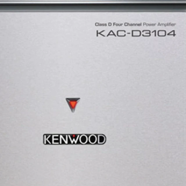 Alt view image 2 of 4 - KACD3104 Class D 4-Channel Power Amplifier; Max Power 600W; RMS 50W x4 (4); RMS 75W x4 (2); Variable High and Low Pass Filter; Bass Boost