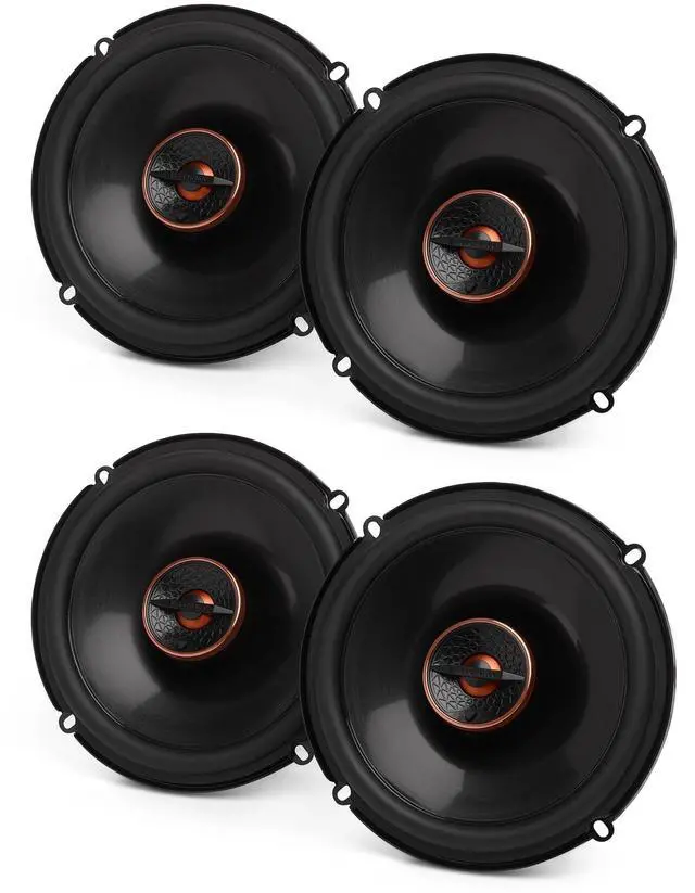 Main image of REF607F (2) Pairs 6-1/2 in Two-Way Car Speaker Bundle | Two pairs of REF607F Reference Series 6-1/2 in two-way car audio speakers