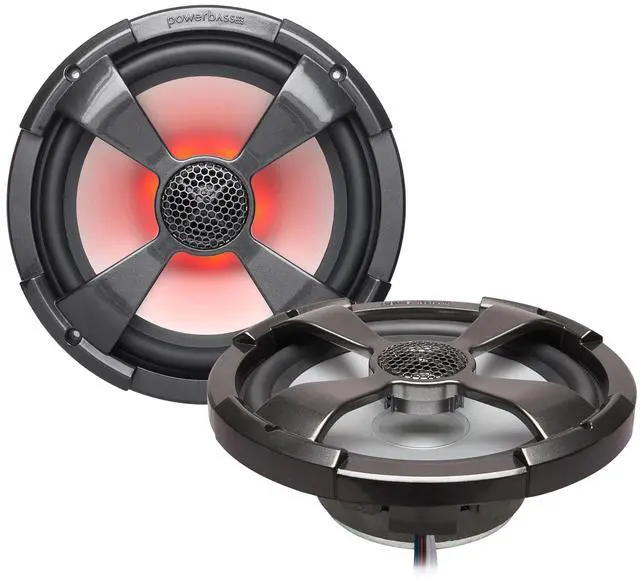Main image of XL-82SST - 8" Shallow Mount Coaxial Speakers with RGB LED, Powersports/Marine - Pair