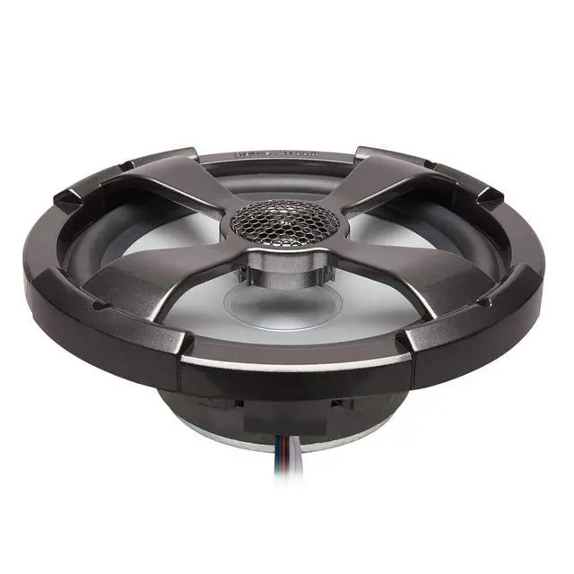 Alt view image 2 of 5 - XL-82SST - 8" Shallow Mount Coaxial Speakers with RGB LED, Powersports/Marine - Pair