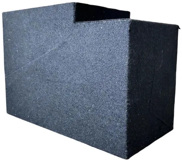 Alt view image 2 of 4 - Single 10" Sealed Subwoofer Enclosure Compatible with Maverick 2022-2026 - Fits Under Rear Seat Driver Side-5/8 MDF Wood