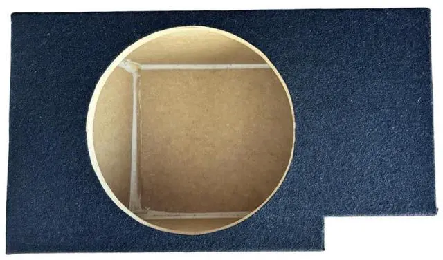Alt view image 4 of 4 - Single 10" Sealed Subwoofer Enclosure Compatible with Maverick 2022-2026 - Fits Under Rear Seat Driver Side-5/8 MDF Wood