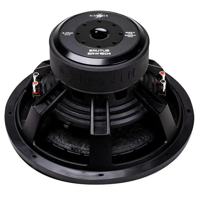 Alt view image 4 of 7 - BRW15D2 3000 Watts 15 Inch Brutus Car Audio Subwoofer with Heavy Gauge, Powder Coated, Aluminum Die-Cast Basket, Dual 70 Oz Magnet, 3 Inches Voice Coil - Dual 2 Ohm - 15 in