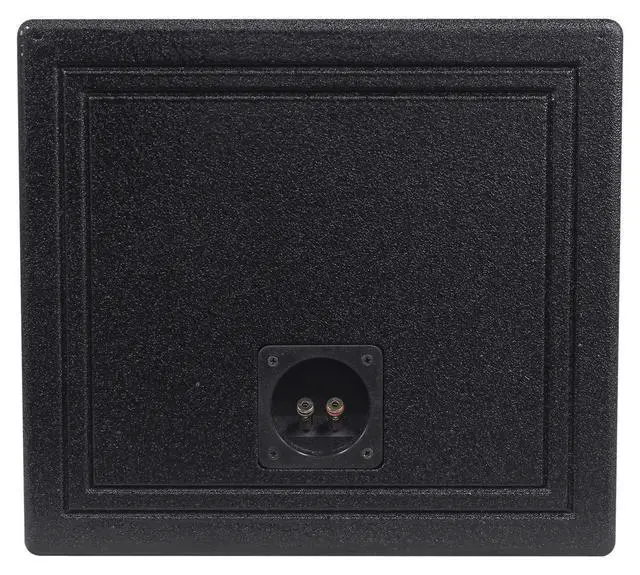 Alt view image 4 of 5 - RQB12 12" QBOMB Vented Sub Enclosure Box, Bedliner Finish | Made in USA, 3/4" MDF, Tuned 43Hz, 8.75" Mounting Depth, 1.8 Cu Ft, Weather Resistant, Glued/Stapled/Silicone Sealed