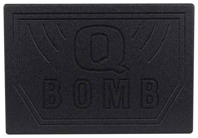 Alt view image 5 of 5 - RQB12 12" QBOMB Vented Sub Enclosure Box, Bedliner Finish | Made in USA, 3/4" MDF, Tuned 43Hz, 8.75" Mounting Depth, 1.8 Cu Ft, Weather Resistant, Glued/Stapled/Silicone Sealed