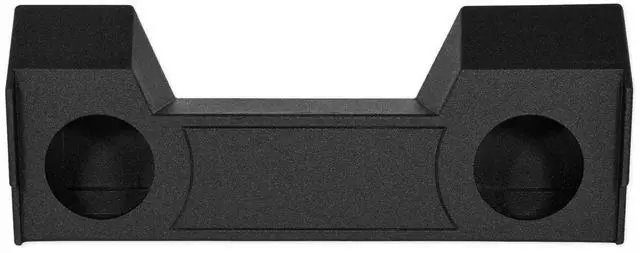 Main image of REC107 Dual 10" Bedlined Sub Box Enclosure for 2019-21 Dodge Ram | Crew Cab, Sealed, 0.80 Cu Ft per Sub, 6.5" Mounting Depth, Premium Bedliner Finish, MDF, Custom Fit, Easy Install