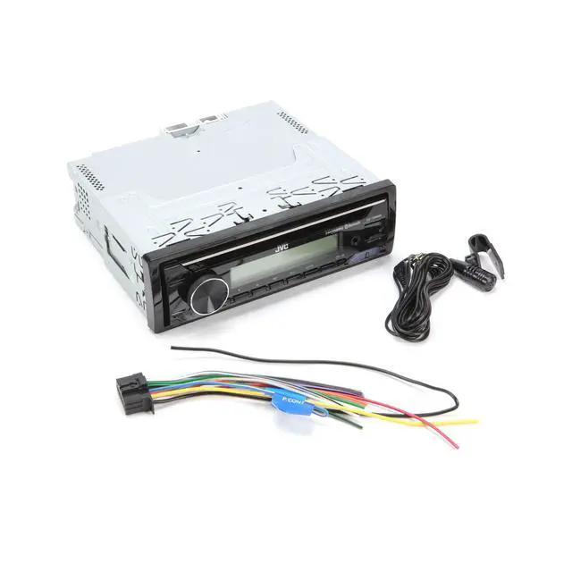 Alt view image 5 of 7 - KD-T92MBS CAMC1W Marine Radio Mount Bundle | Marine CD receiver with Bluetooth, USB, 13-band EQ and variable-color illumination; includes white CAMC1W single-DIN mount