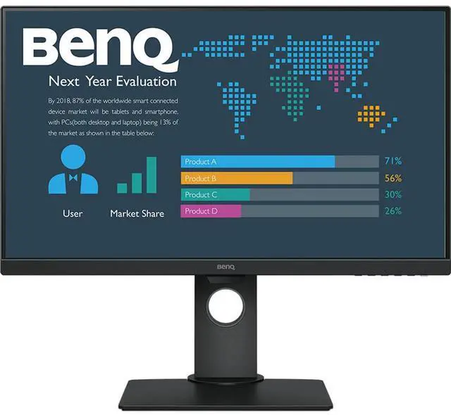Main image of BL2780T 27" Full HD 16:9 IPS Business Monitor with Eye-Care Technology, Built-In Speakers, Ergonomic Design, Black