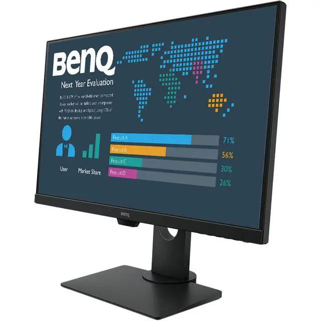 Alt view image 3 of 7 - BL2780T 27" Full HD 16:9 IPS Business Monitor with Eye-Care Technology, Built-In Speakers, Ergonomic Design, Black