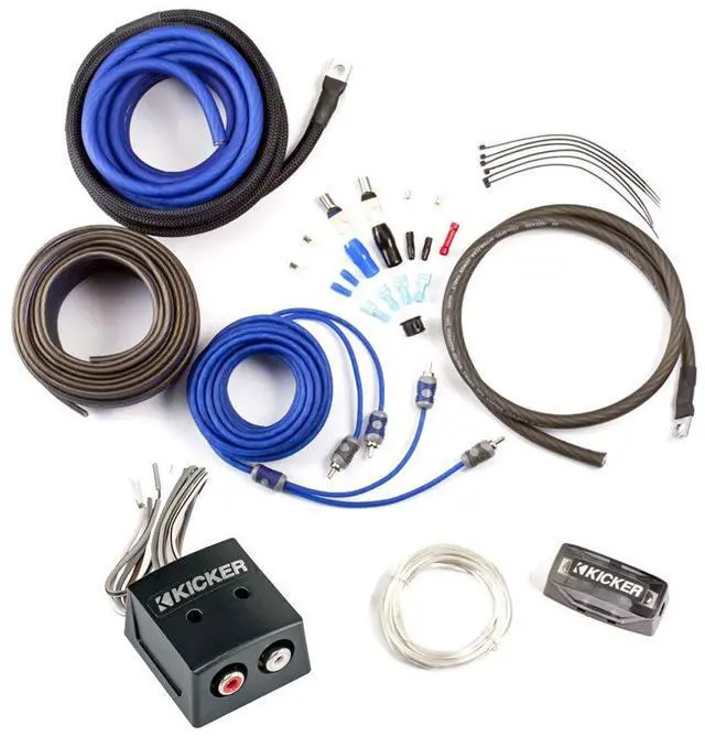 Main image of CK4 4-Gauge Amplifier Kit with KISLOC Bundle | 4-gauge amplifier kit with KISLOC line output converter for factory radio integration