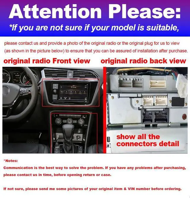Alt view image 5 of 7 - Double Din Car Radio for Ford Escape 2013 2014 2015-2019, 9 inch Touchscreen Car Stereo for Ford Kuga 2012-2018 with Wireless Carplay Android Bluetooth GPS Navi FM RDS AHD Backup Camera SWC, 2+32G