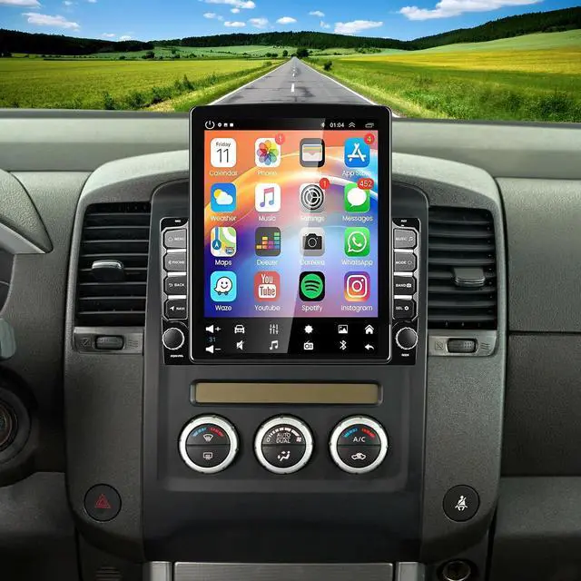 Main image of 2+64G Double Din Car Radio Stereo Upgrade for Nissan Xterra 2000-2008 w/Wireless CarPlay Android Auto 9.7'' Vertical Touch Screen Radio Car Audio Receiver Headunit Bluetooth GPS WiFi Backup Camera