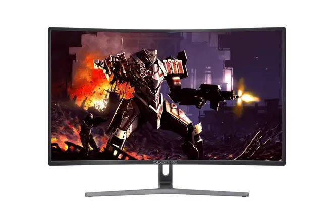 Alt view image 2 of 5 - C275B-144RR AMD FreeSync DisplayPort HDMI DVI Ports 27" Curved Professional 144 Hz Monitor Metal Black