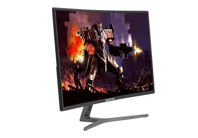 Alt view image 3 of 5 - C275B-144RR AMD FreeSync DisplayPort HDMI DVI Ports 27" Curved Professional 144 Hz Monitor Metal Black