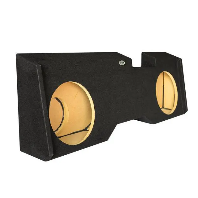 Alt view image 2 of 7 - Silverado/Sierra Crew Cab 2014-2018 Dual 12" Subwoofer Enclosure