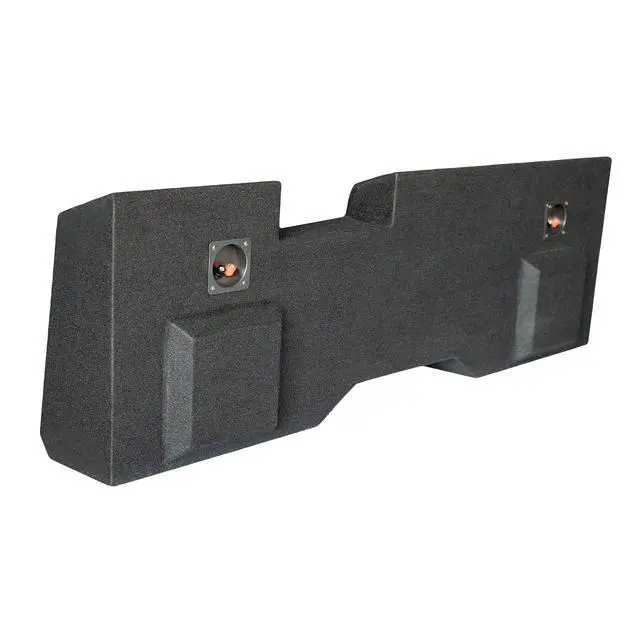 Alt view image 4 of 7 - Silverado/Sierra Crew Cab 2014-2018 Dual 12" Subwoofer Enclosure