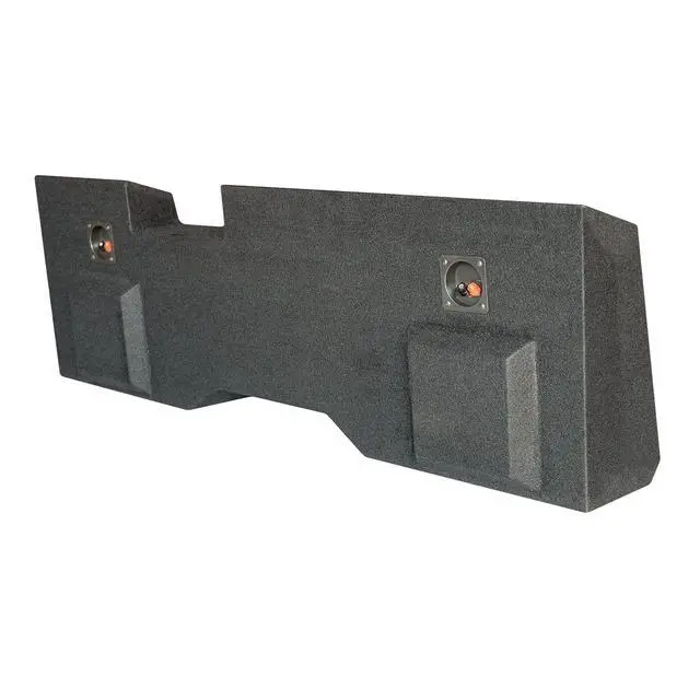 Alt view image 5 of 7 - Silverado/Sierra Crew Cab 2014-2018 Dual 12" Subwoofer Enclosure