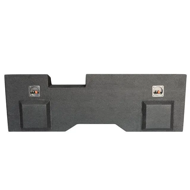 Alt view image 6 of 7 - Silverado/Sierra Crew Cab 2014-2018 Dual 12" Subwoofer Enclosure