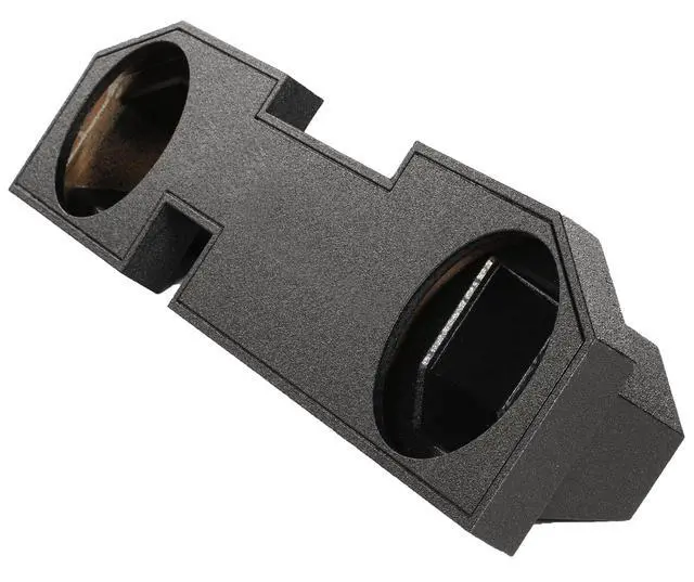 Alt view image 2 of 5 - REC6 Dual 10" Sealed Sub Box for 2002-2015 Dodge Ram Crew/Quad | Fits 1500/2500/3500 XCab, Made in USA, 5/8" MDF, 0.65 Cu Ft Air Space, 6" Mounting Depth, Platinum Terminals