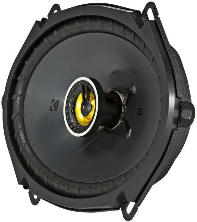 Alt view image 3 of 7 - 46CSC684 CS Series 6x8 Inches Coaxial Car Speakers 2 Pairs (4 Speakers), 2-Way Car Audio Upgrade, 225W Peak Power, EVC Technology, Polypropylene Cone, Zero-Protrusion Tweeters
