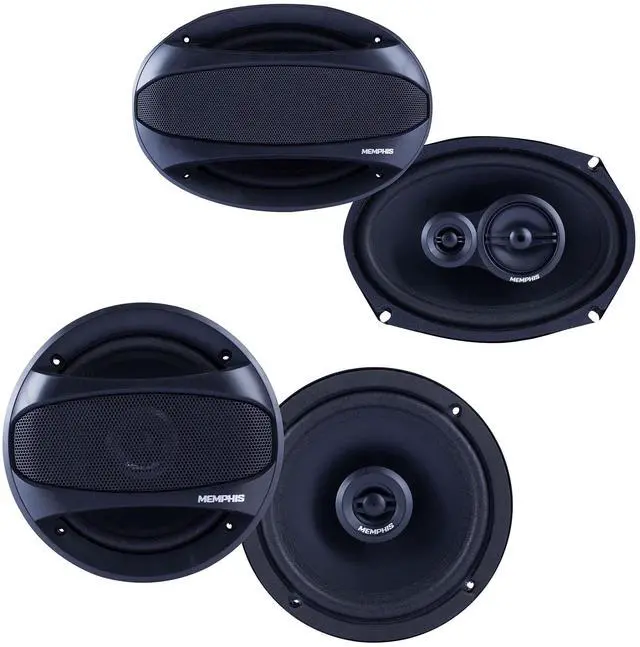 Main image of 1 Pair of SRX62 6.5" Coaxial and 1 Pair of SRX693 6X9 3-Way Coaxial Street Reference Series Speakers