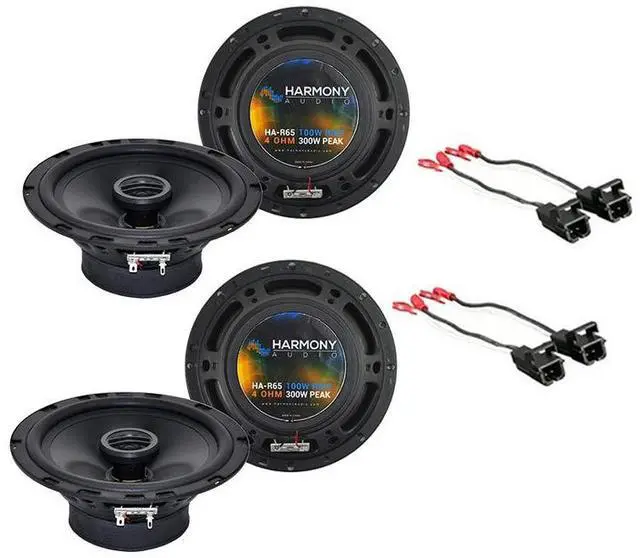 Main image of Fits 2004-2012 Chevy Colorado 6.5" Replacement Speakers 300W | 6.5 inch plug-and-play door sound upgrade, factory harness included, no splicing needed, crisp highs and punchy midbass
