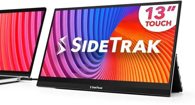 Main image of Solo Pro 13 Touchscreen Portable Monitor for Laptop | 1080p LED Small Laptop Screen Extender | Kickstand | 10ms Response Time | 60Hz Refresh Rate | USb-C, Mini-HD | 1.6 lbs Travel Monitor