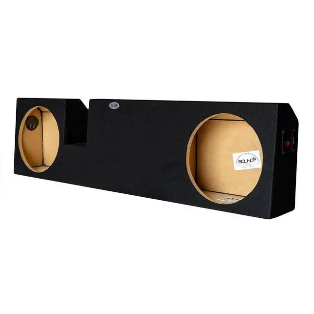 Alt view image 3 of 7 - F150 SuperCrew/SuperCab 2004-2008 Dual 12" Subwoofer Enclosure Sub Box